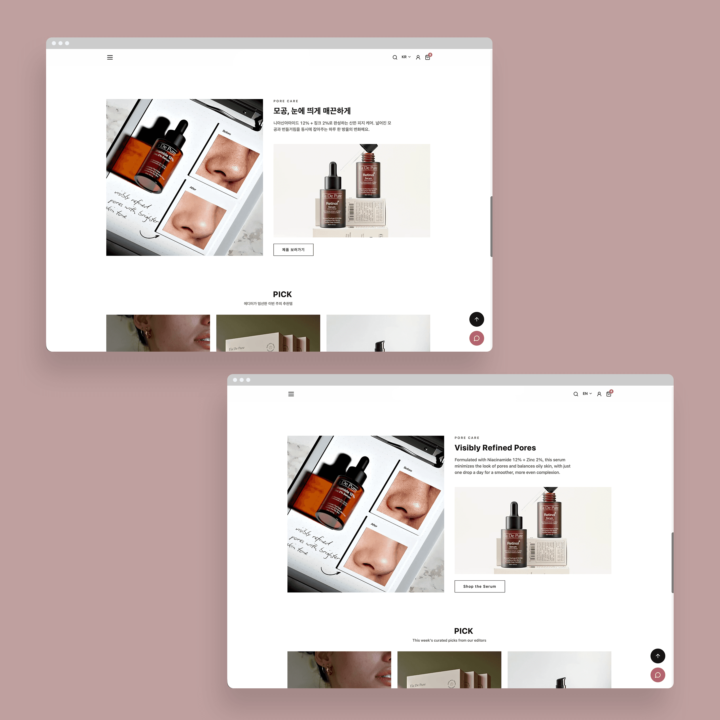 Online Beauty Shopping Mall - PolyGlot AI Multilingual Transition